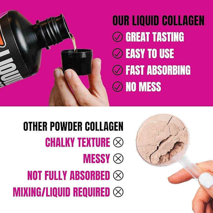 PROSUPPS Amino23 Liquid Collagen Shots, Berry - Collagen Peptide Post Workout Supplement Supports Healthy Aging, Joints, Skin & Hair - Gluten-Free & Zero Sugar - 16 Servings