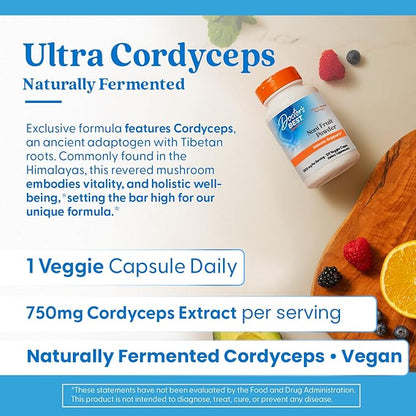 Doctor's Best Ultra Cordyceps Non-GMO, Vegan, Gluten Free, Soy Free, 60 Veggie Caps