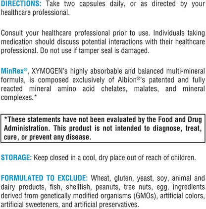 XYMOGEN Mood Food ES - Supports Calmness, Relaxation and a Healthy Mood with Active Folate, B Vitamins, 5-HTP, GABA, Minerals, Suntheanine L-Theanine, Selenium (120 Capsules)
