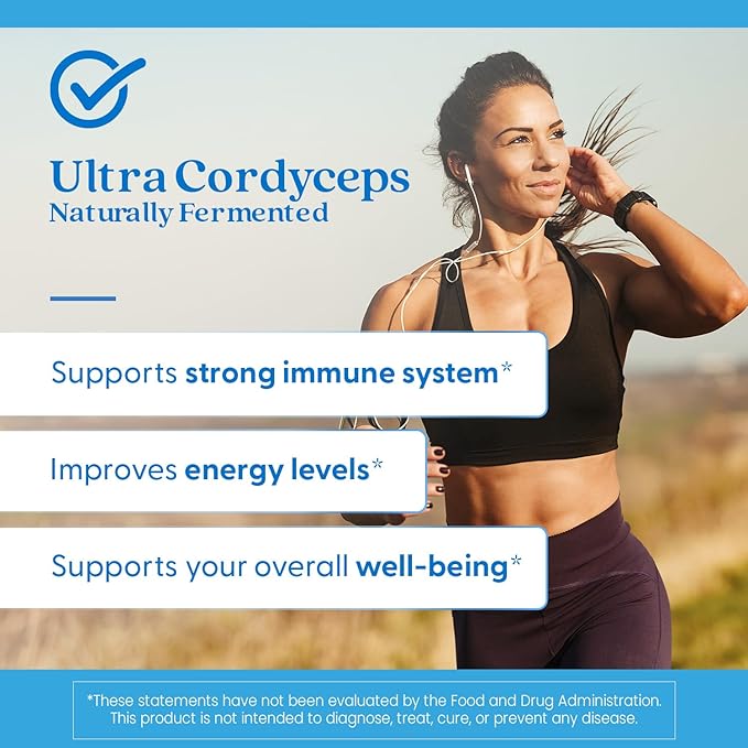 Doctor's Best Ultra Cordyceps Non-GMO, Vegan, Gluten Free, Soy Free, 60 Veggie Caps