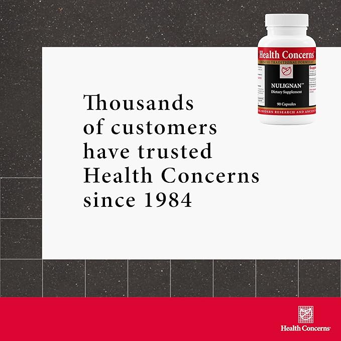 Health Concerns NuLignan - Heart Health Support & Menopause Relief Supplement - 90 Capsules