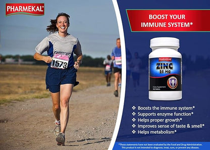 Zinc (as Zinc Gluconate) 25 mg, 100 Mini Size Easy to Swallow Tablets – Immune Support, Essential Mineral Antioxidant, Healthy Living, Gluten Free, cGMP Compliant, Made in USA