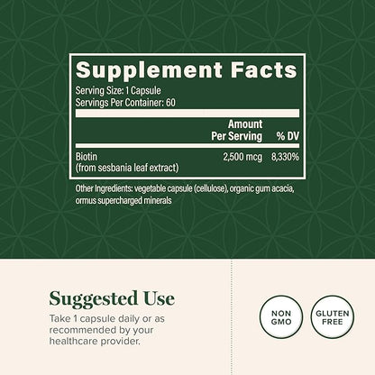 Global Healing Selenium and Biotin Supplement Kit - Antioxidants for Thyroid Support, Skin Support, Stronger Nails and Hair