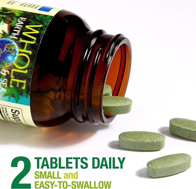 Natural Factors Whole Earth & Sea, Women's Prenatal Multivitamin and Mineral, Whole Food Supplement, Vegan, 60 Tablets