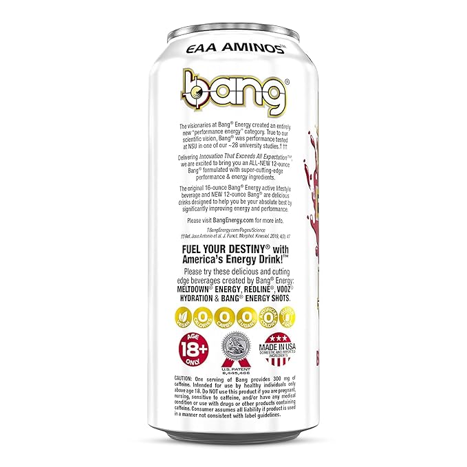 VPX Bang - Black Cherry Vanilla - 16fl.oz. (Pack of 4)