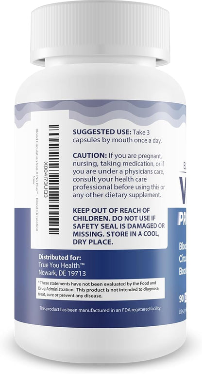 Blood Circulation Vari-X Pro Plus - Our Best Blood Circulation Booster - Blood Circulation Supplements to Improve Blood Flow Circulation - Vari X Pro Plus Blood Circulation Pills - Advanced Blood Flow