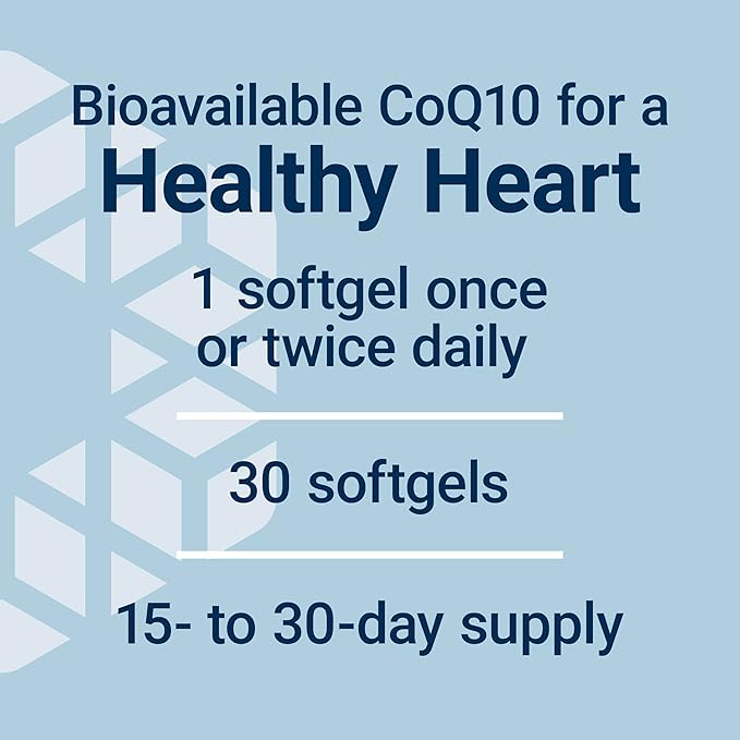 Life Extension Super Ubiquinol CoQ10 with Enhanced Mitochondrial Support, Heart Health Supplement, Maximum Absorption, 50 mg, Non-GMO, Gluten-Free, 30 softgels