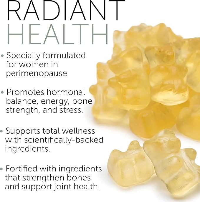 Terramed Just Think Comfort Perimenopause Supplements Women | Premenopausal Gummy Vitamins | Relief for Hormonal Balance & Mood Swings | Supports Menstrual Cycle Regulation | 60 Vegan Gummies