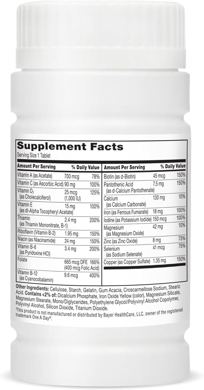21st Century One Daily Women's Tablets, 100 Count
