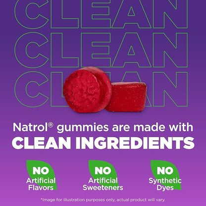 Natrol Time Release Melatonin Gummies, Sleep Support for Adults, 3 mg Melatonin Supplements for Sleep Support, 45 Strawberry-Flavored Gummies, Up to a 45 Day Supply