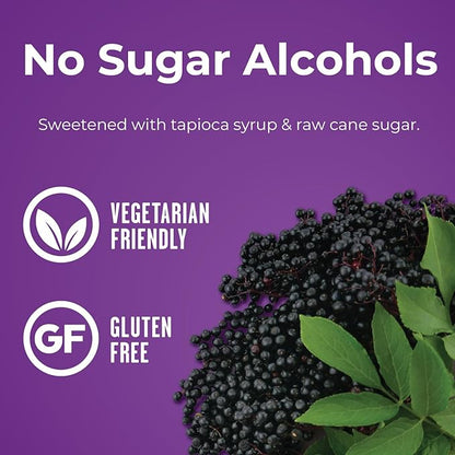 Grab The Gold Immune Elderberry Gummies with Vitamin C and Zinc (1 Bottle = 45 Day Supply) Gluten Free, Vegetarian Friendly