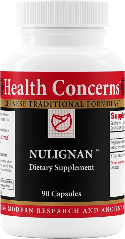 Health Concerns NuLignan - Heart Health Support & Menopause Relief Supplement - 90 Capsules