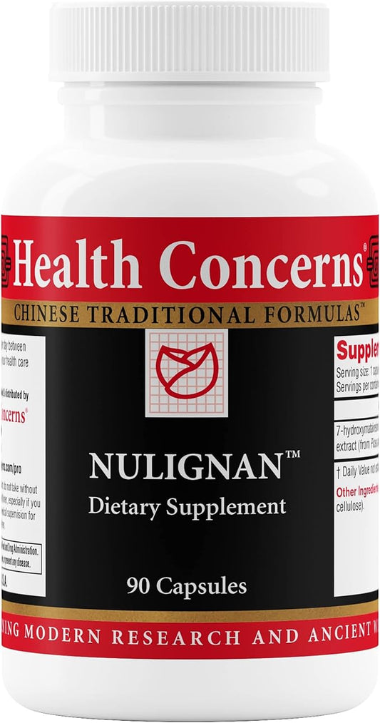 Health Concerns NuLignan - Heart Health Support & Menopause Relief Supplement - 90 Capsules