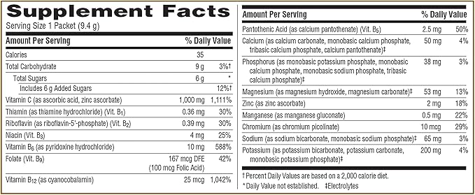 Emergen-C 1000mg Vitamin C Powder, with Antioxidants, B Vitamins and Electrolytes, Immunity Supplements for Immune Support, Caffeine Free Fizzy Drink Mix, Pink Lemonade Flavor - 30 Count (Pack of 12)
