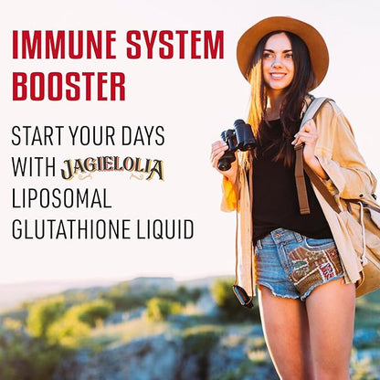 2000MG Liposomal Glutathione Liquid, Made in The USA, Glutathione Supplement with Antioxidant Complex - Immune System, Energy, Aging Defense, High Absorption, 2 Floz