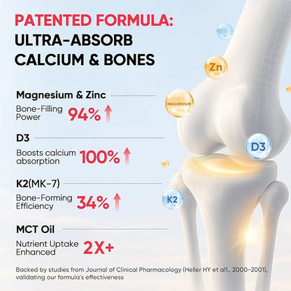 Venture Pal Vitamin D3 10000 IU Drops Plus K2 200 mcg with Magnesium, MCT Oil, Zinc, Vitamin D Liquid |Maximum Absorption for Bone, Mood & Immune Health (Strawberry, 2 Fl Oz)