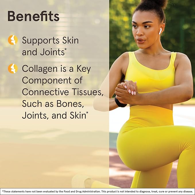 Jarrow Formulas Type II Collagen Complex 1000 mg Supplements, Supports Skin and Joint Health, 60 Capsules, 30 Day Supply