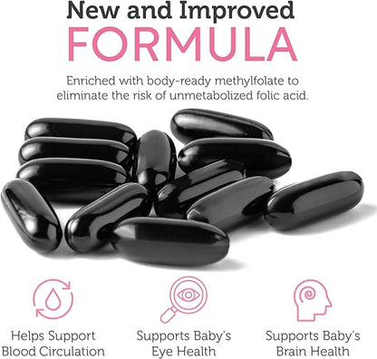Zahler Prenatal Vitamin with DHA & Folate - DHA Supplements & Prenatal Multivitamin for Mother and Child - Kosher Prenatal DHA Prenatal Vitamins with Iron, Pre Natal Softgels (120 Count (Pack of 1))