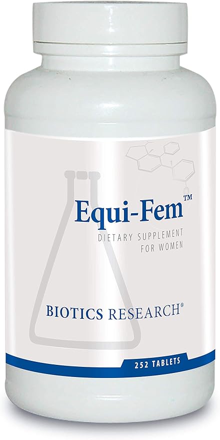 Biotics Research Equi Fem Multi Vitamin Mineral Supplement for Women, High Dose Multi for Pre-Menstrual Support, Black Cohosh, Dong Quai, Digestive Enzyme Support 252 Tablets