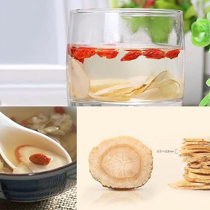 1 Box of Hand Selected American Wisconsin Ginseng Slice (4 Oz.) - Boost Your Immune System Fast