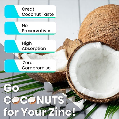 Organic Zinc Supplements for Kids, Adults - Zinc Sulfate - Liquid Zinc Supplement - Pure Ionic Zinc Drops in Coconut Oil for Immune Support, Skin - NO Preservatives & Great Taste - 100 Vegan Servings