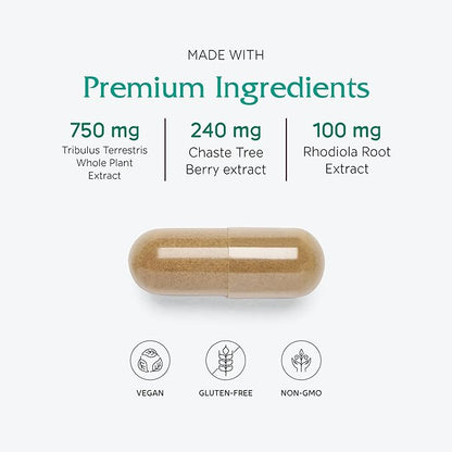Vitanica Pregnancy Prep, Reproductive System Support, Vegan, 120 Capsules