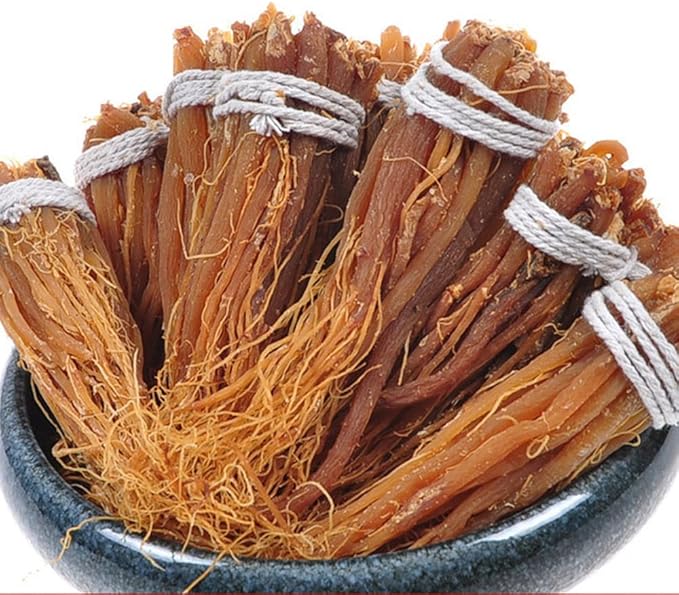 Red Ginseng Roots Red Ginseng Korean Red Ginseng Whiskers Red Ginseng Supplement Red Ginseng Tea Energy Chews (250 Grams /0.55 lbs)