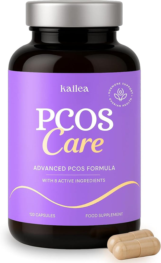 8-in-1 PCOS Support Supplement - 2,000mg Myo Inositol, NAC, Maca Root, Cinnamon, Chromium, Folate, Zinc, Vitamin D3 | Hormone Balance, Ovarian Health & Weight Management Support | 30-Day Supply