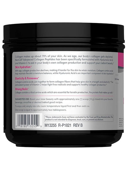 NeoCell Super Collagen Peptides | 13.7 oz | Grassfed Bovine | With Hyaluronic Acid and Vitamin C | Non-GMO, Gluten & Soy Free Supplement