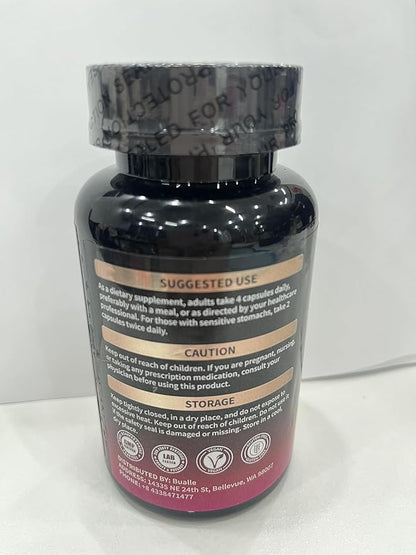 Myo-Inositol & D-Chiro Inositol - Ovarian Support Vitamin - 40:1 Blend to Support Hormone Balance for Women