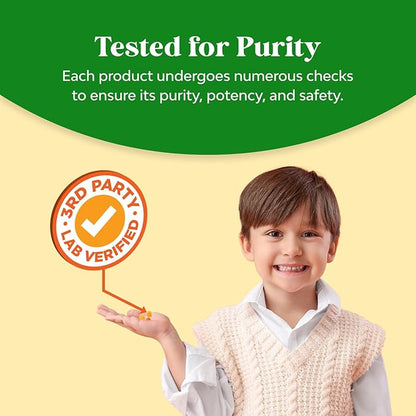 Omega DHA Gummies for Kids - Fatty Acids Omega 3 6 9 with Vitamin C for Brain, Immunity & Vision - Nutritional DHA for Kids for Healthy Nervous System & Focus Support - Fish Free & Vegan - 180 Chews