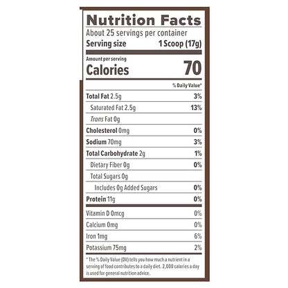 Primal Kitchen Chocolate Collagen Fuel® Drink Mix, Chocolate Coconut Collagen Peptides, No Dairy or Artificial Sweeteners, 15 Ounces