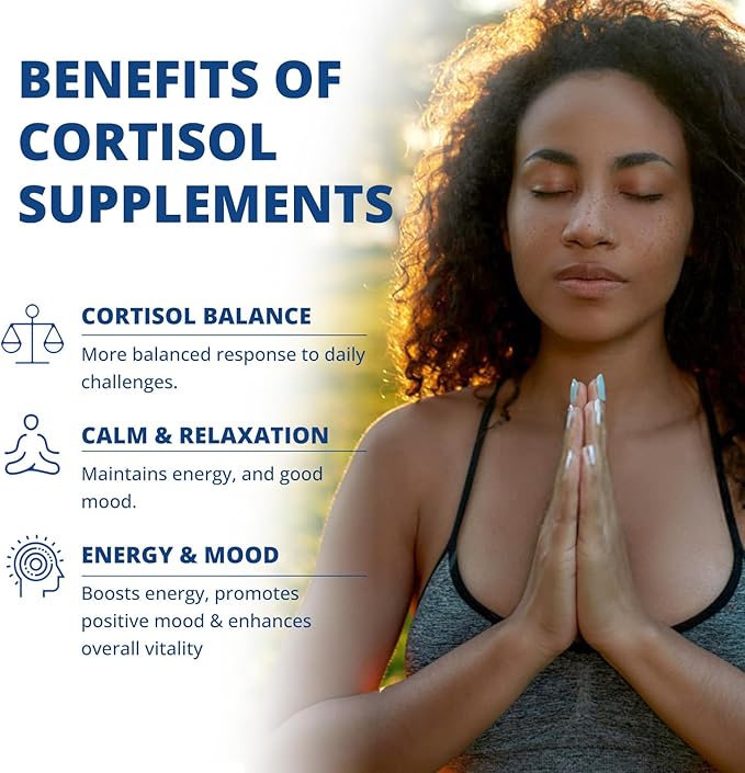 18-in-1 Cortisol Supplements for Women & Men, Cortisol Reducer Detox Manager with Magnesium, Ashwagandha, L-Theanine, Phosphatidylserine for Mood, Sleep, Focus Support, 120 Capsules