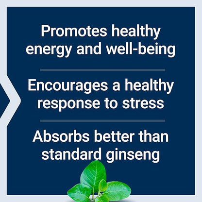 Life Extension Ginseng Energy Boost, Energy Support, Healthy Stress Management, Gluten-Free, Non-GMO, Vegetarian, 30 Capsules
