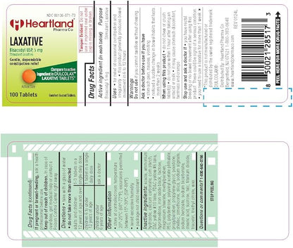 Bisacodyl 5mg | EC Overnight Relief Laxative Tablet | Constipation Relief Tablets |Digestive Relief Tablets | USA Manufactured | 100 Count
