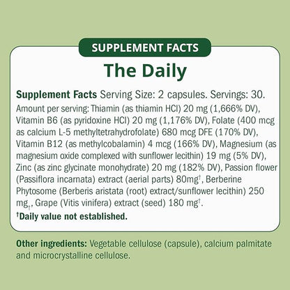 Semaine Daily Hormone Balance – Clearer Skin, Enhanced Moods, Deeper Sleep & Happier Hormones. Hormone-Free, Vegan Capsule, Multi-Symptom Support (60 ct)