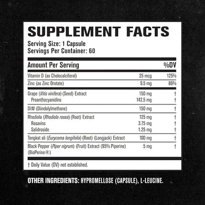 Jacked Factory Androsurge Estrogen Blocker for Men + Primasurge Testosterone Booster for Men + Burn XT Burn-XT Thermogenic Fat Burner - Appetite Suppressant for Weight Loss