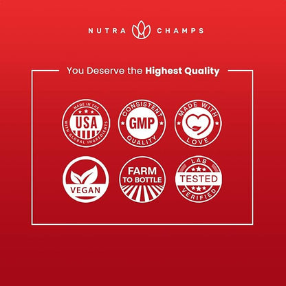 NutraChamps Maca Root Capsules and Korean Ginseng Capsules 2 Pack Bundle