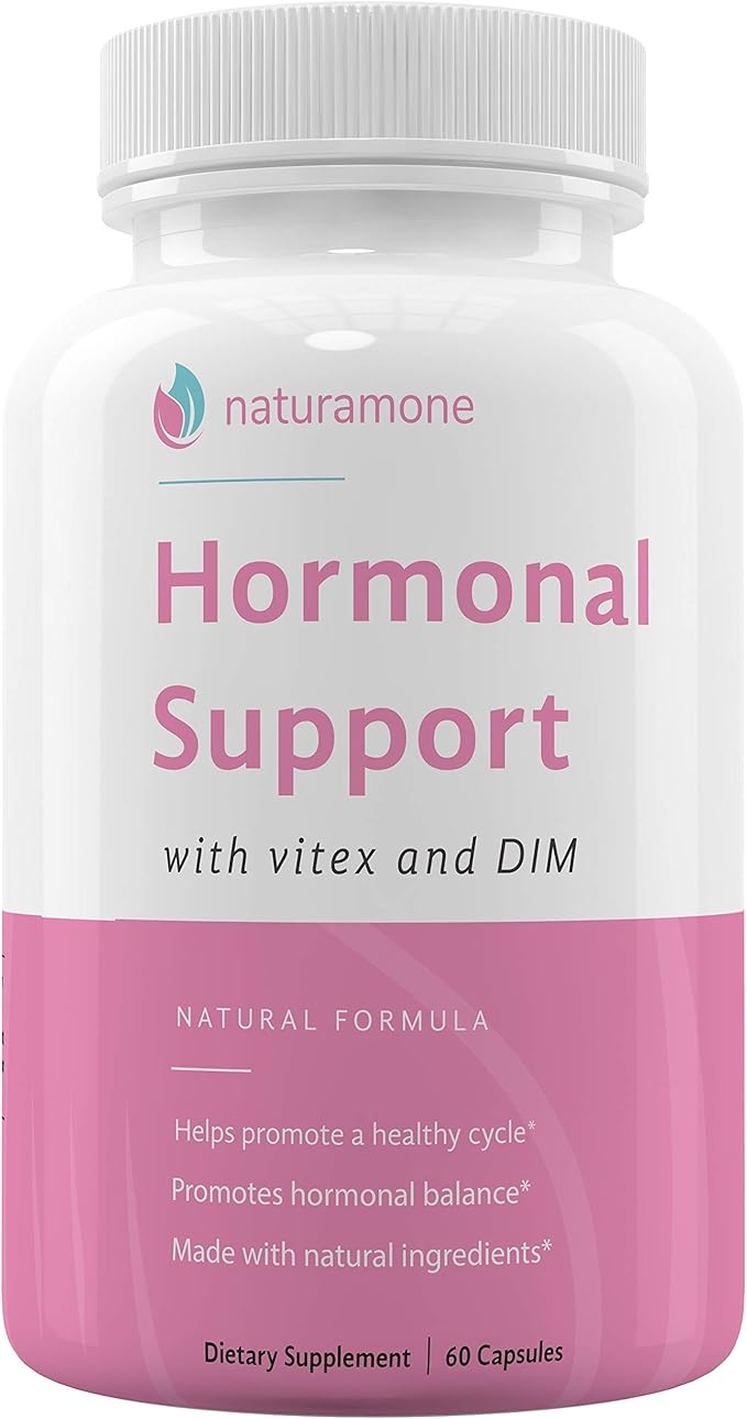 Estrogen Balance with Vitex & DIM for Women by Naturamone - for PMS Relief, Hormonal Acne, Estrogen Imbalance, Irregular Periods and PMDD - 60 Capsules