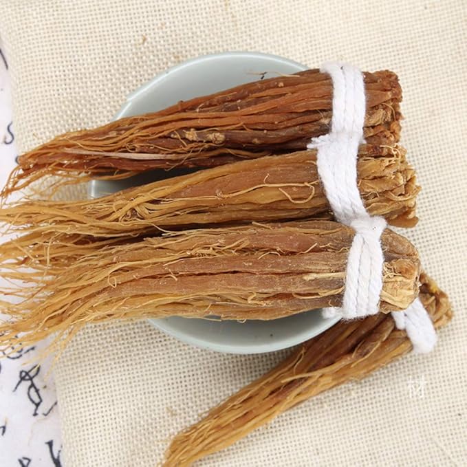 Red Ginseng Roots Red Ginseng Korean Red Ginseng Whiskers Red Ginseng Supplement Red Ginseng Tea Energy Chews (250 Grams /0.55 lbs)
