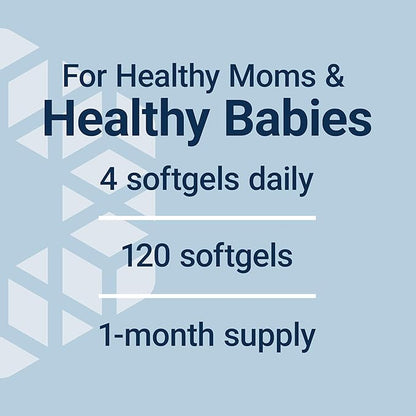 Life Extension Prenatal Advantage Supplement – Comprehensive Prenatal Vitamin for Pregnant Women - Complete Multivitamin for Healthy Brain with DHA - Non-GMO, Gluten-Free -120 Softgels