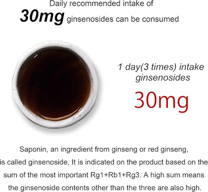 Pocheon 240g(8.5oz), 100% Pure Korean 6Years Root Panax Red Ginseng Extract Gold, TOP Ginsenoside, Saponin, Ginseng Herbal Supplement, Natural Immune Support