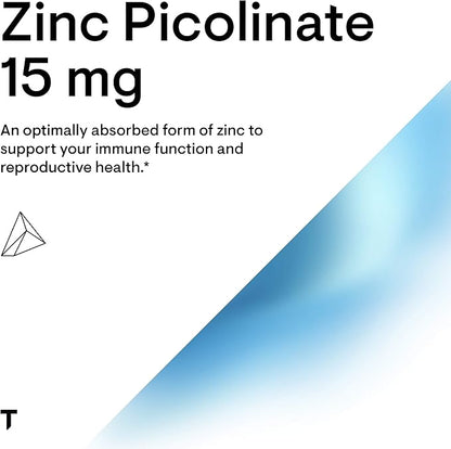 Thorne Immune Support Bundle: Zinc Picolinate and Vitamin C Capsules - 60 Servings