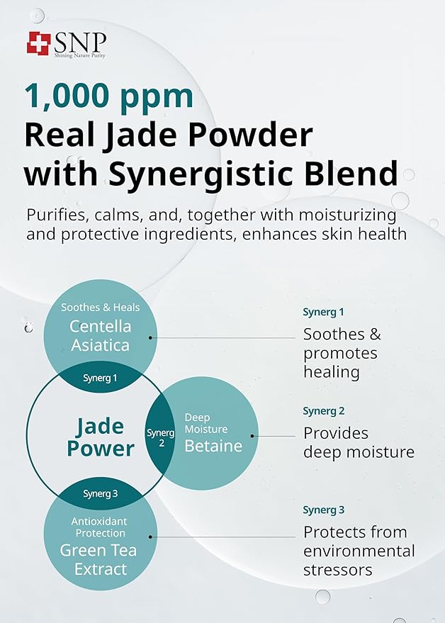 [K Beauty] Jade Soothing Ampoule Sheet Mask | Cleansing and Purifying All Sensitive Skin Types | Calming, Hydrating, and Moisturizing Facial Skin | Korean Face Masks Skincare | 10 Sheets
