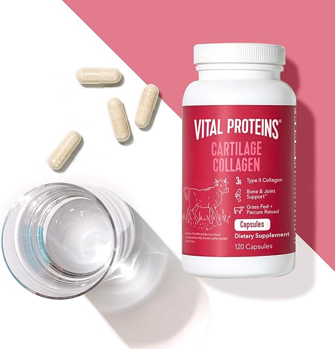 Vital Proteins Collagen Peptides Powder 19.3oz+ Collagen Pills, Type II