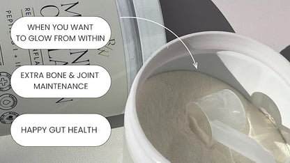 Renew Marine Collagen Powder + Biotin & Hyaluronic Acid for Better Hair, Skin & Nails, Unflavored - 20 Scoops, 8oz