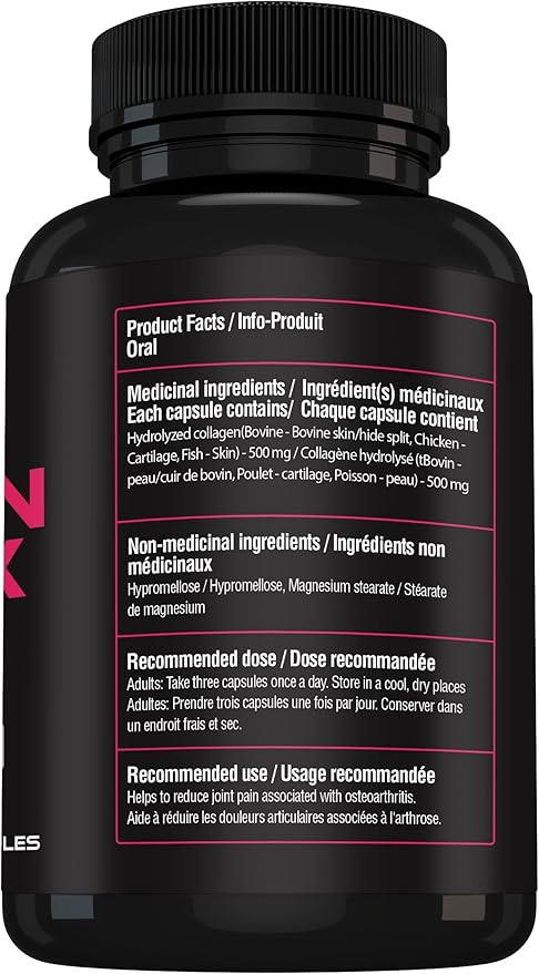ORPHIC NUTRITION Collagen Peptides Capsules for Women,1800mg Multi Collagen Pills Types I, II, III, V, X - Supports Digestive Health Maintaining Strong Joints, Tendons, Ligaments and Muscles* 90 Caps