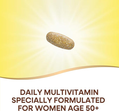 Nature’s Way Alive! Women’s 50+ Ultra Potency Complete Multivitamin, High Potency Formula, Promotes Healthy Heart, Brain, Bones*, with Methylated B12, Gluten-Free, 150 Tablets