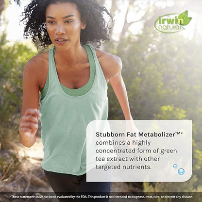 Irwin Naturals Thermo-Burn Stubborn Fat Metabolizer - 60 Liquid Soft-Gels, Pack of 2 - Helps Target & Metabolize Stubborn Fat Storage Cells - 40 Total Servings