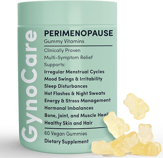 Terramed Just Think Comfort Perimenopause Supplements Women | Premenopausal Gummy Vitamins | Relief for Hormonal Balance & Mood Swings | Supports Menstrual Cycle Regulation | 60 Vegan Gummies